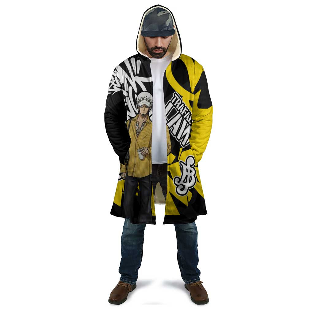 Trafalgar Law One Piece Cloak Graffiti Street Art Anime Collage