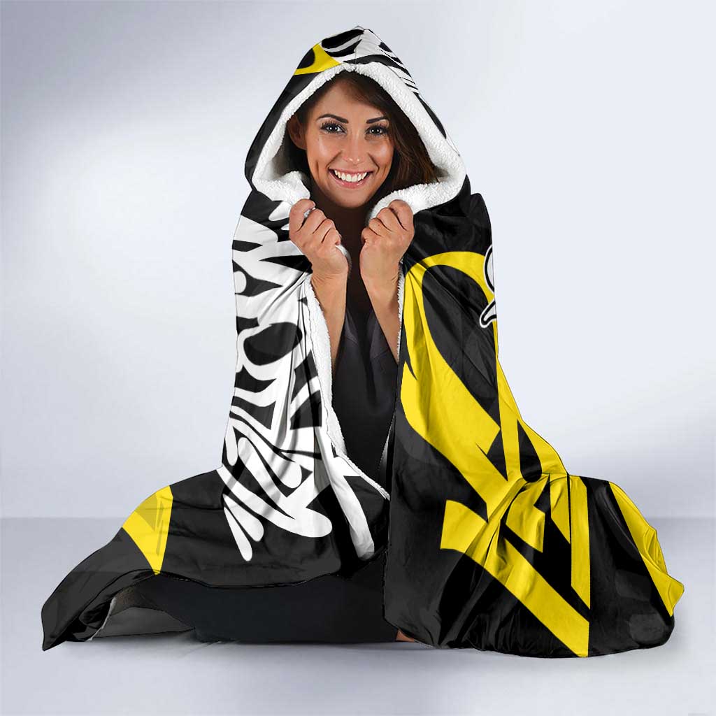 Trafalgar Law One Piece Hooded Blanket Graffiti Street Art Anime Collage