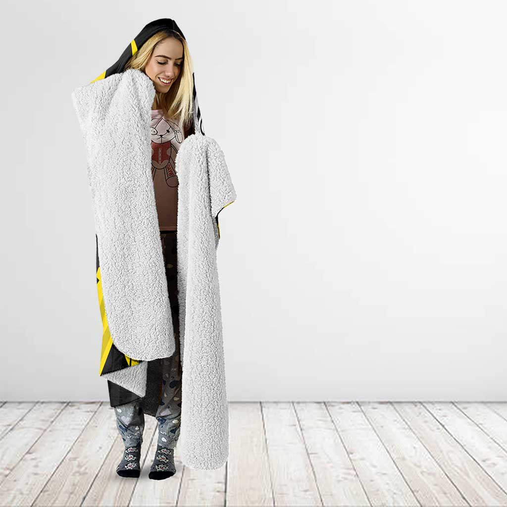 Trafalgar Law One Piece Hooded Blanket Graffiti Street Art Anime Collage