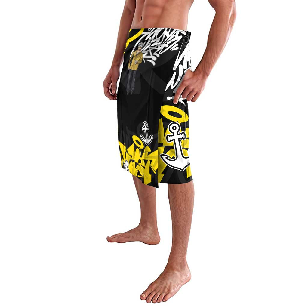 Trafalgar Law One Piece Lavalava Graffiti Street Art Anime Collage