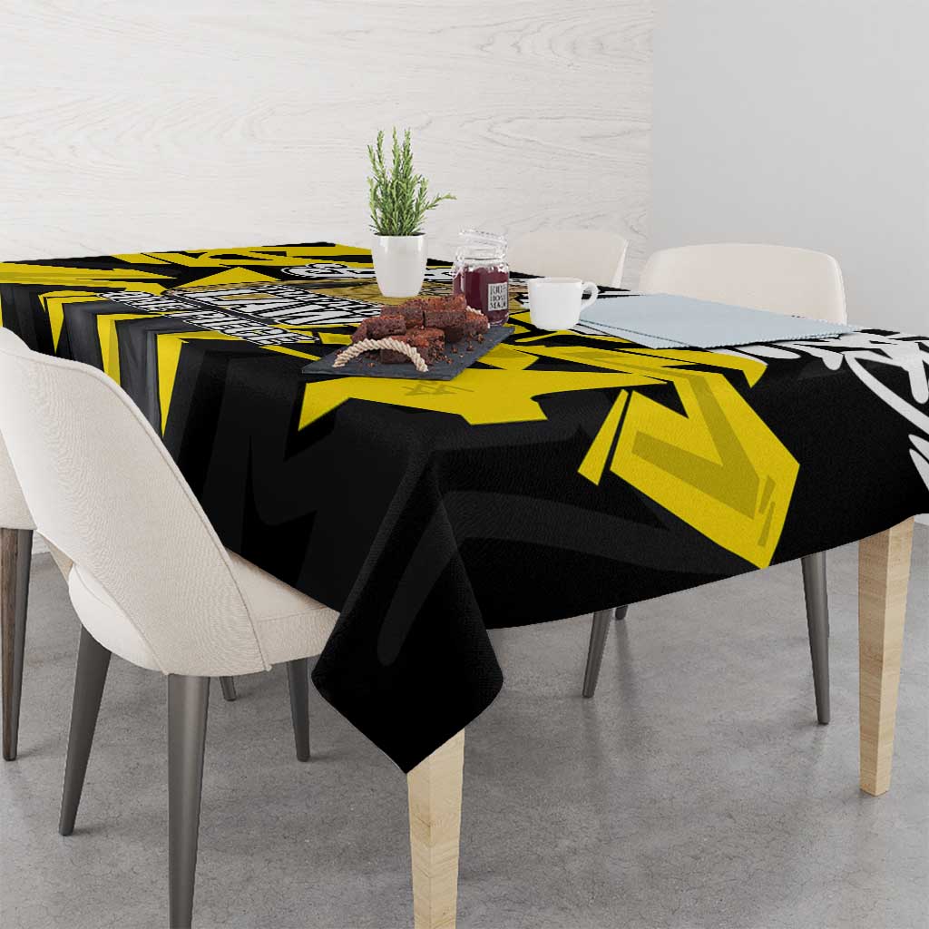 Trafalgar Law One Piece Tablecloth Graffiti Street Art Anime Collage