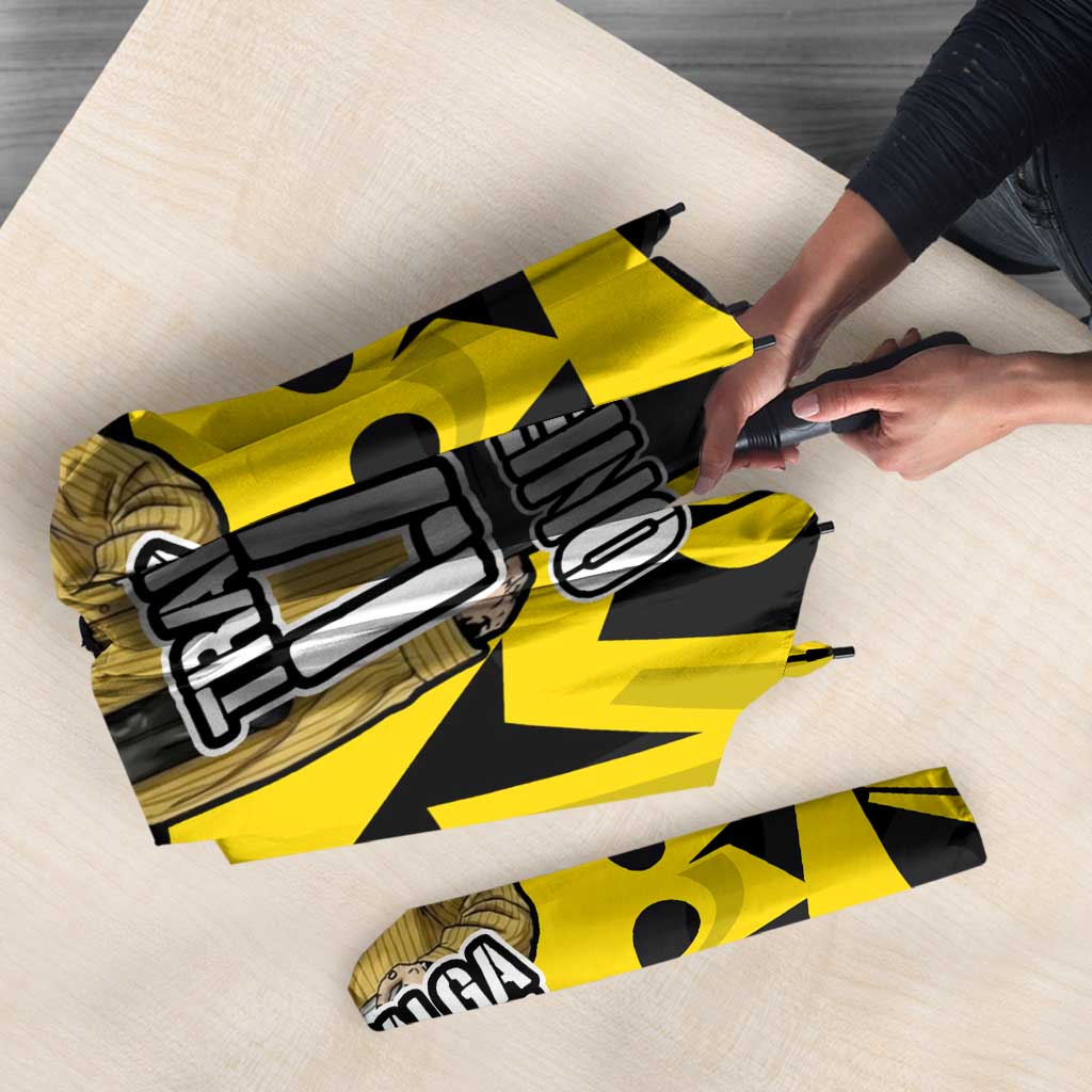 Trafalgar Law One Piece Umbrella Graffiti Street Art Anime Collage