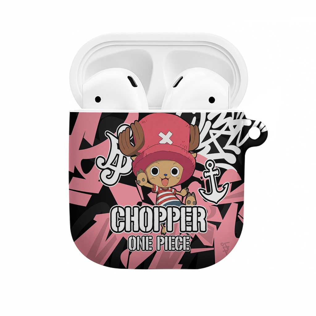 Tony Tony Chopper One Piece AirPods Case Graffiti Street Art Anime Collage