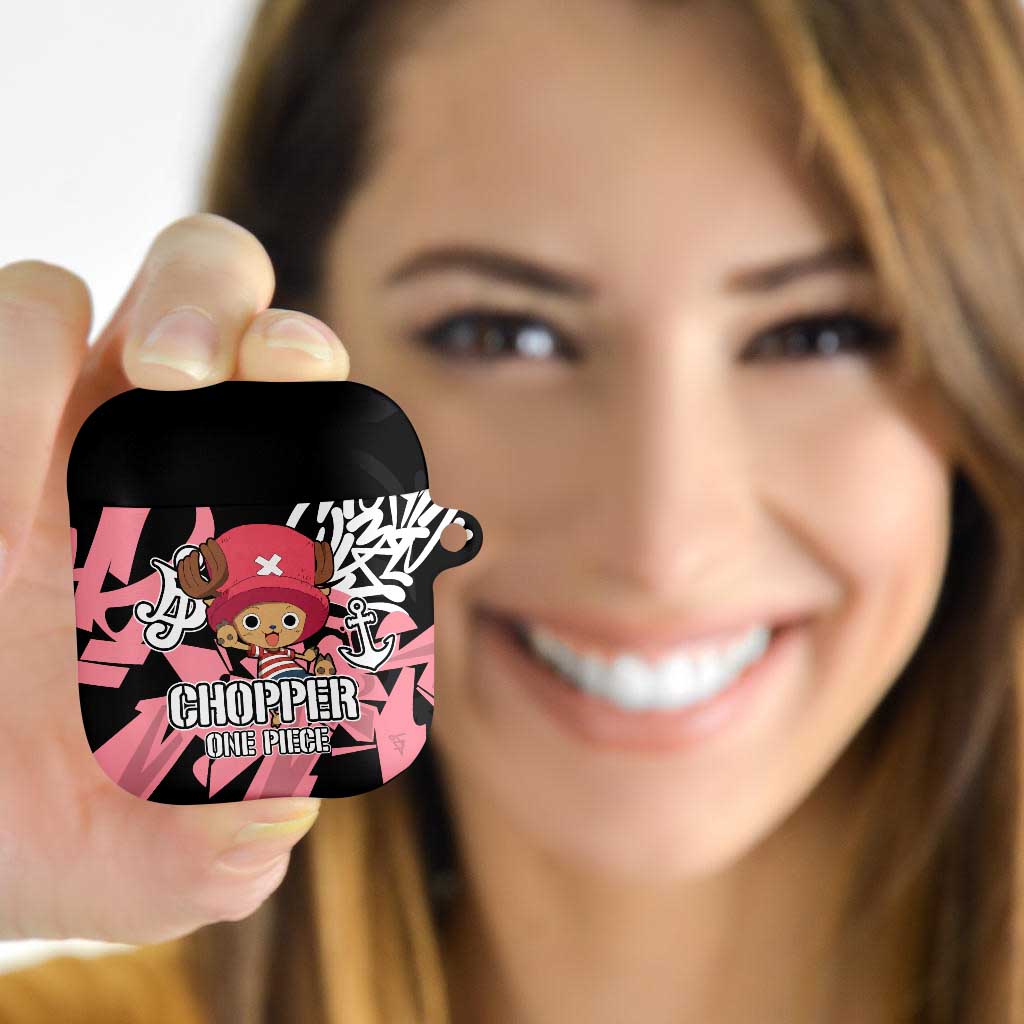 Tony Tony Chopper One Piece AirPods Case Graffiti Street Art Anime Collage