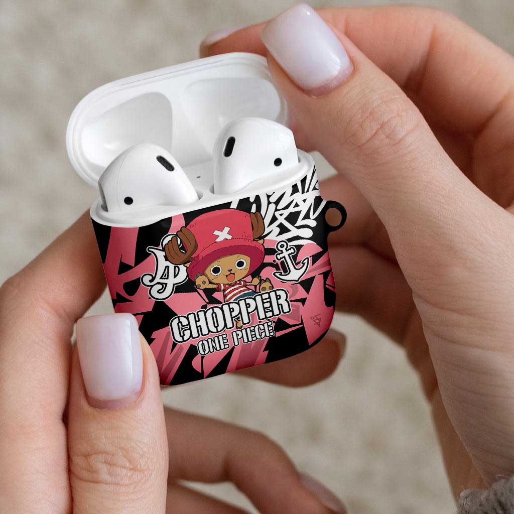 Tony Tony Chopper One Piece AirPods Case Graffiti Street Art Anime Collage