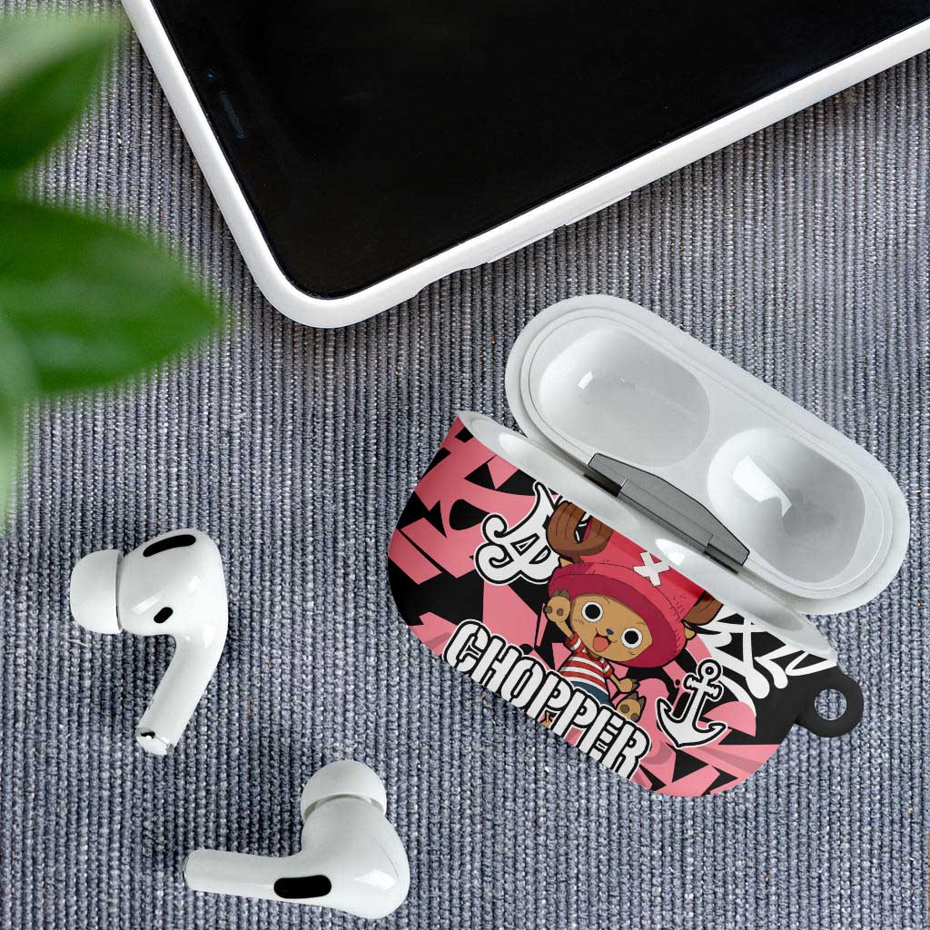 Tony Tony Chopper One Piece AirPods Case Graffiti Street Art Anime Collage