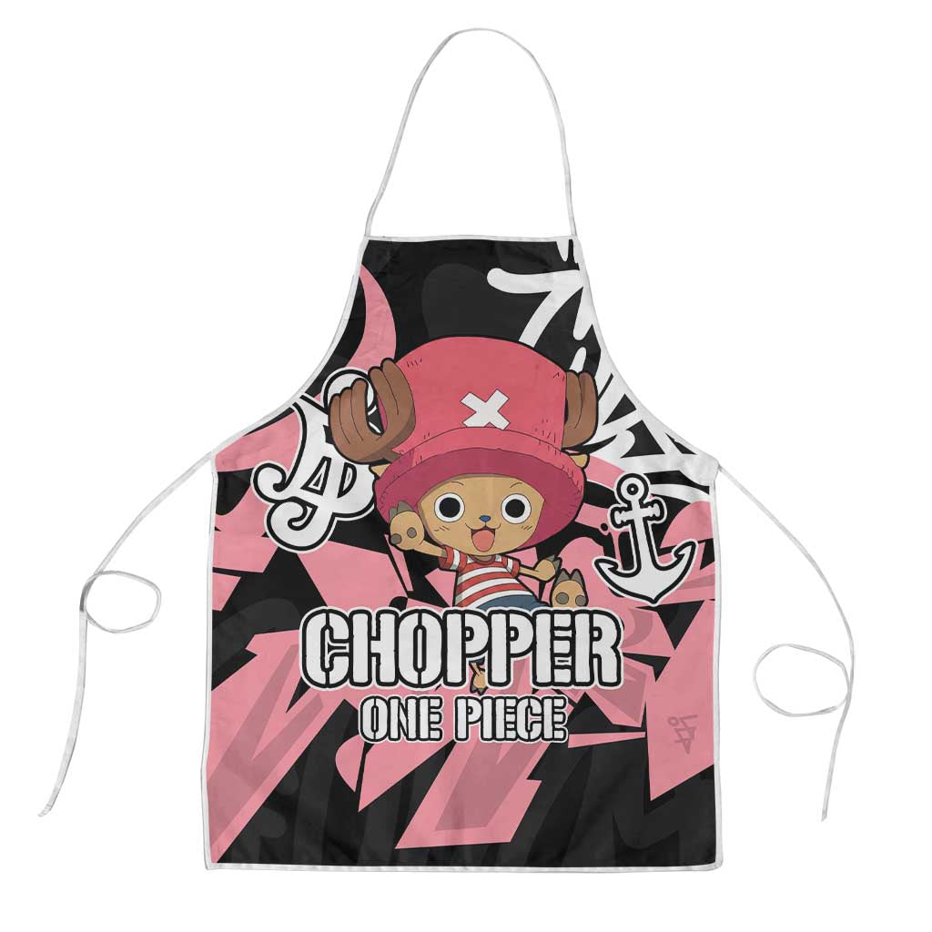 Tony Tony Chopper One Piece Apron Graffiti Street Art Anime Collage