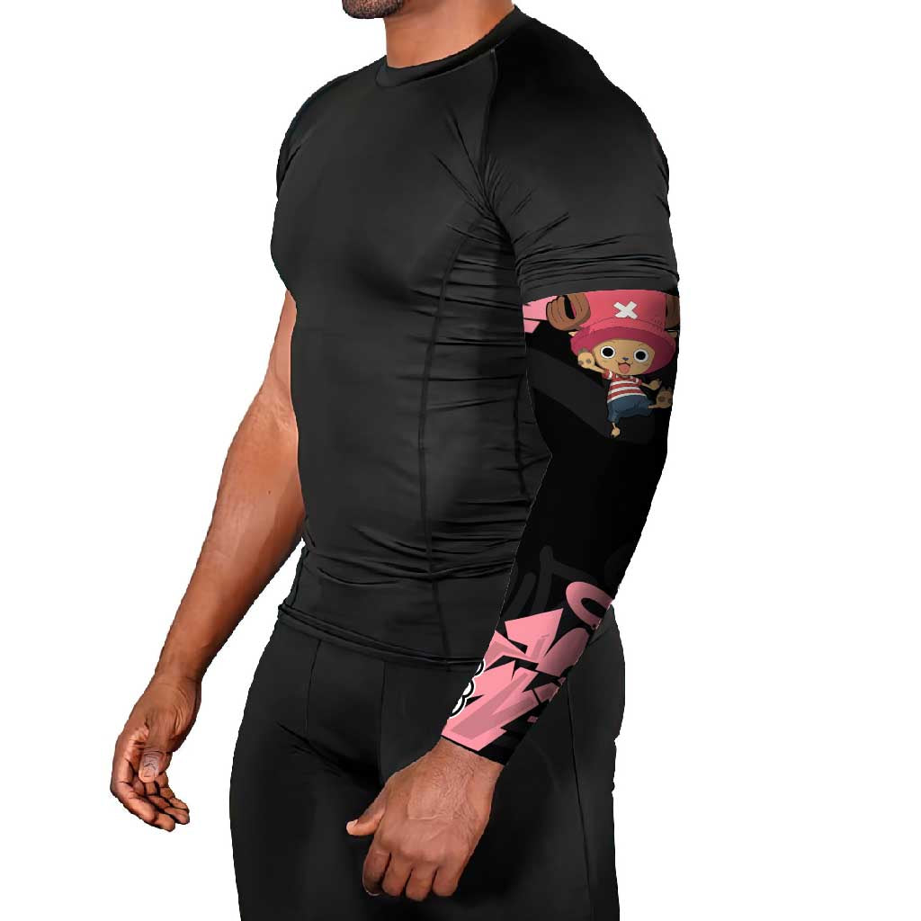 Tony Tony Chopper One Piece Arm Sleeves Graffiti Street Art Anime Collage