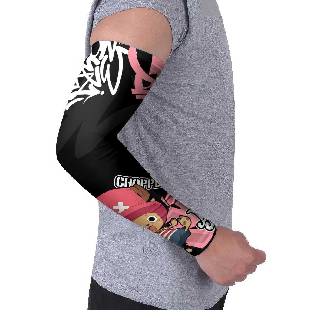 Tony Tony Chopper One Piece Arm Sleeves Graffiti Street Art Anime Collage