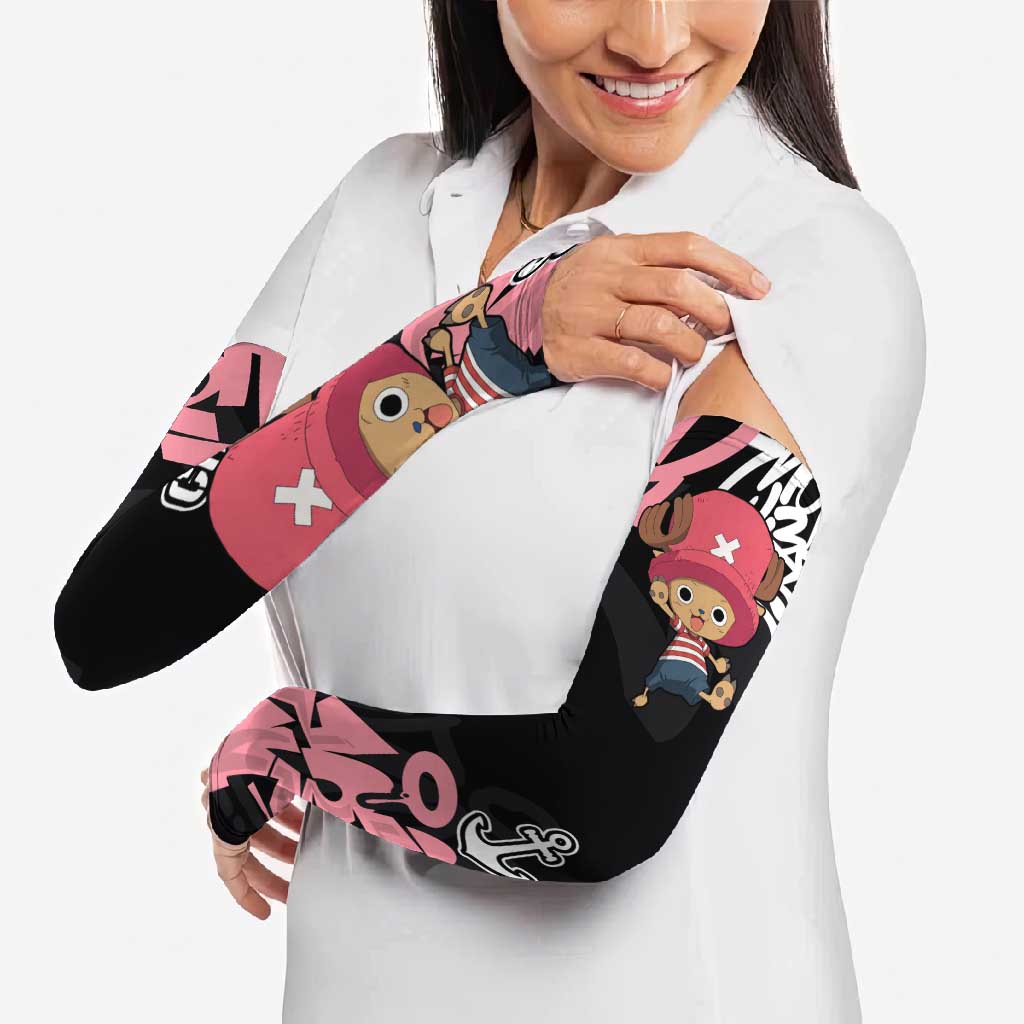 Tony Tony Chopper One Piece Arm Sleeves Graffiti Street Art Anime Collage