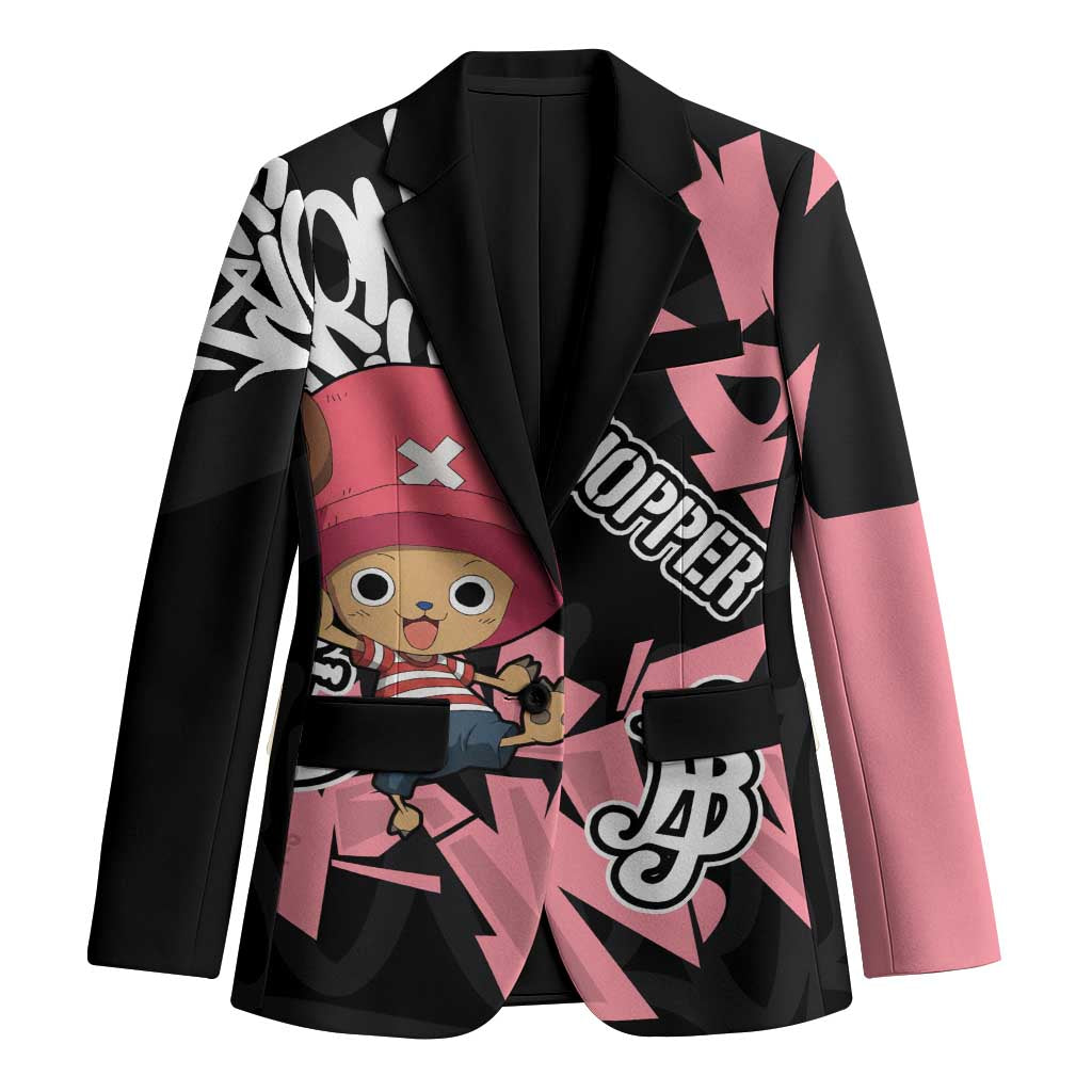 Tony Tony Chopper One Piece Blazer Graffiti Street Art Anime Collage