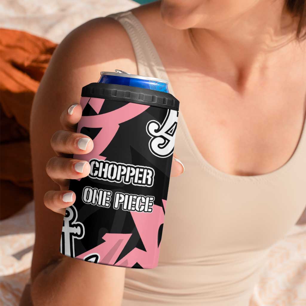 Tony Tony Chopper One Piece 4 in 1 Can Cooler Tumbler Graffiti Street Art Anime Collage