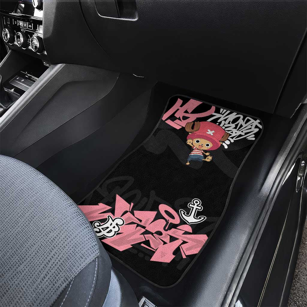 Tony Tony Chopper One Piece Car Mats Graffiti Street Art Anime Collage