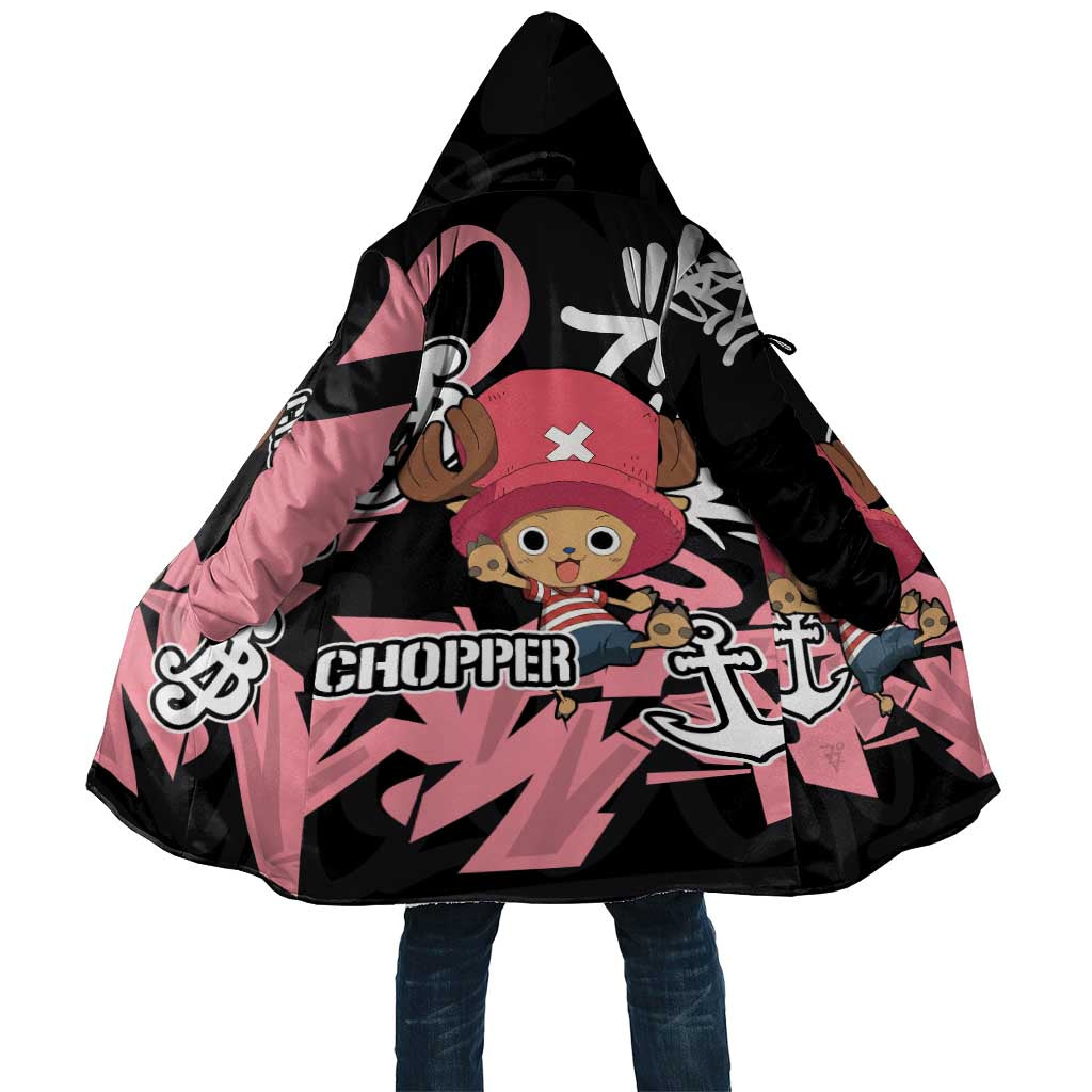 Tony Tony Chopper One Piece Cloak Graffiti Street Art Anime Collage