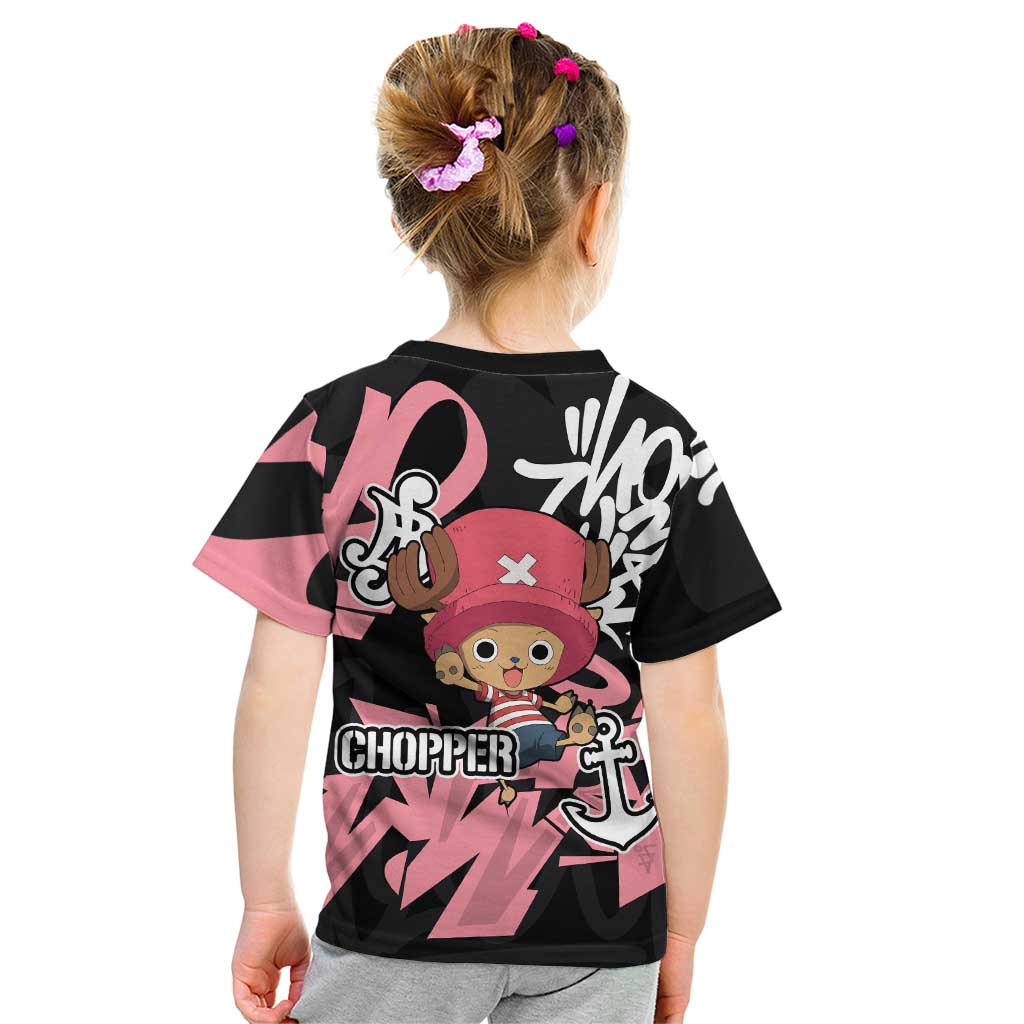 Tony Tony Chopper One Piece Kid T Shirt Graffiti Street Art Anime Collage