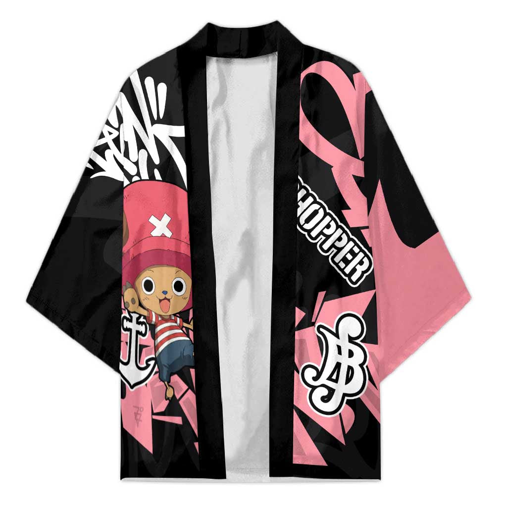 Tony Tony Chopper One Piece Kimono Graffiti Street Art Anime Collage