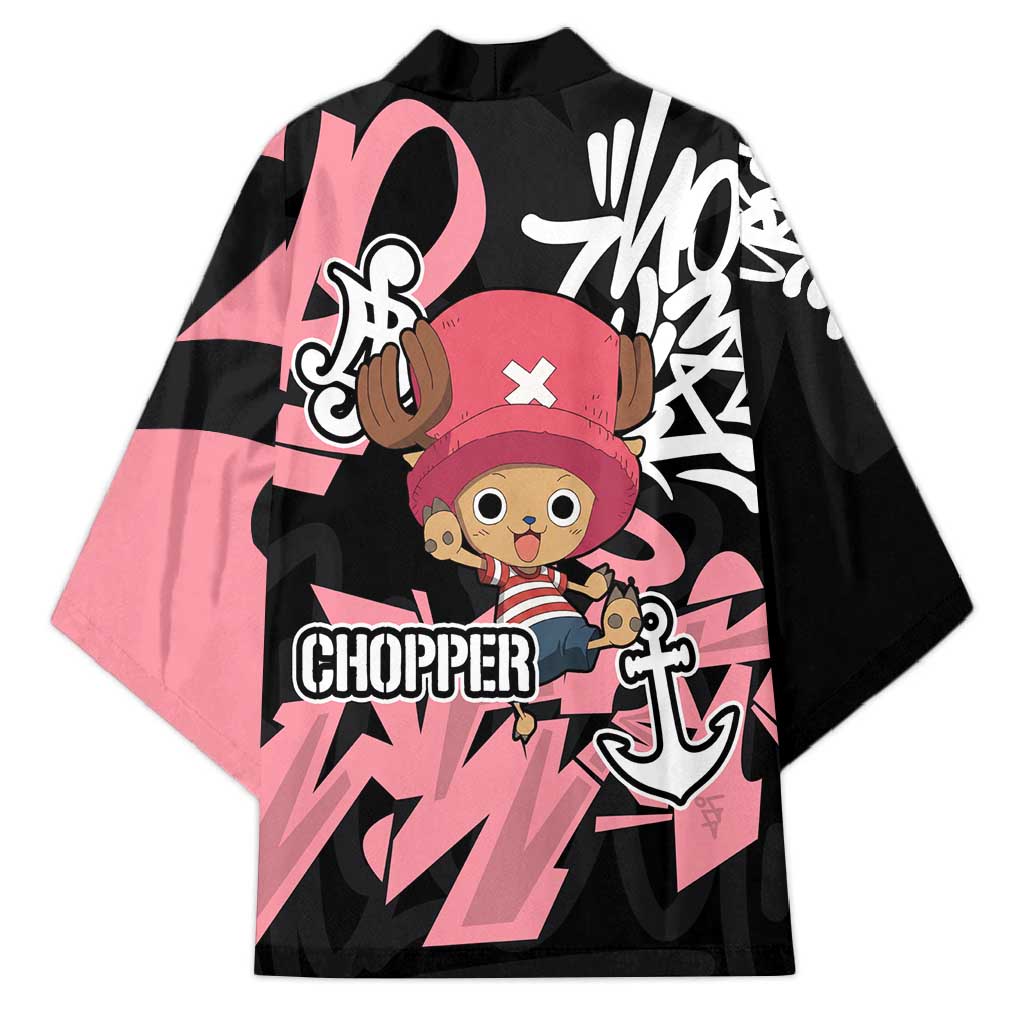 Tony Tony Chopper One Piece Kimono Graffiti Street Art Anime Collage
