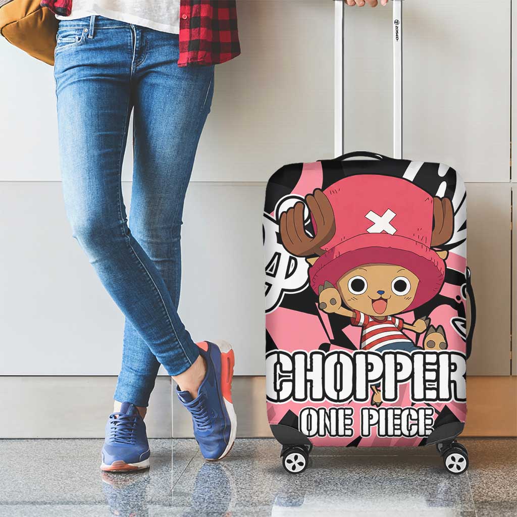 Tony Tony Chopper One Piece Luggage Cover Graffiti Street Art Anime Collage