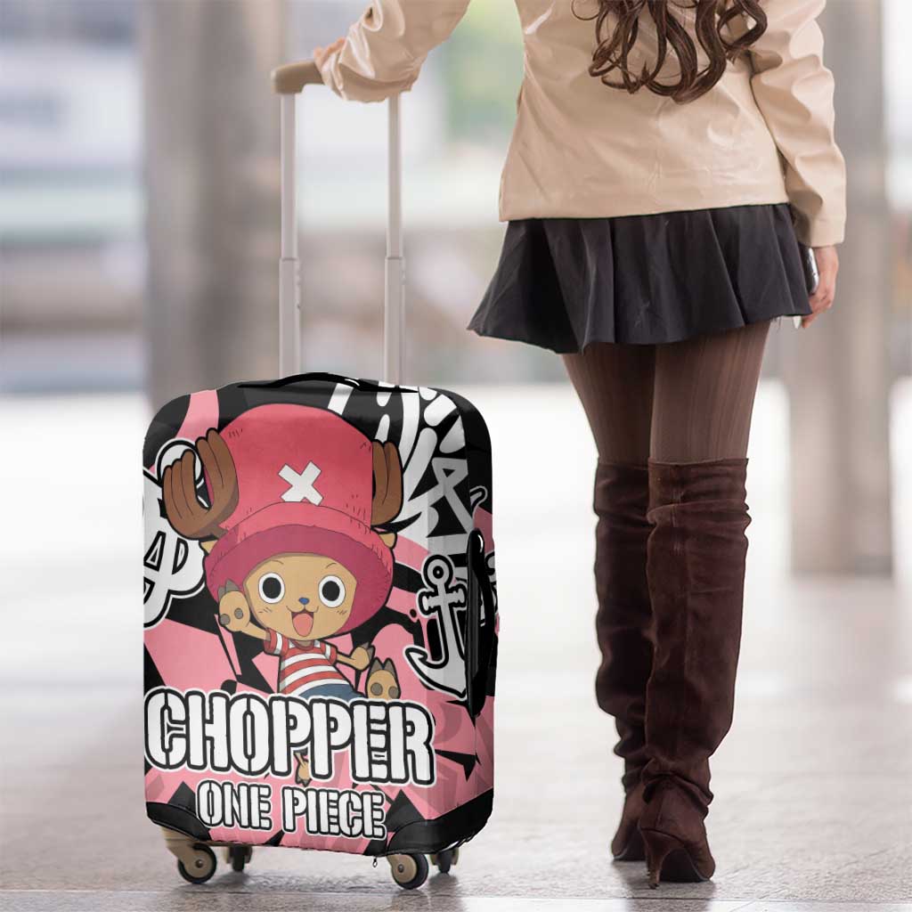 Tony Tony Chopper One Piece Luggage Cover Graffiti Street Art Anime Collage