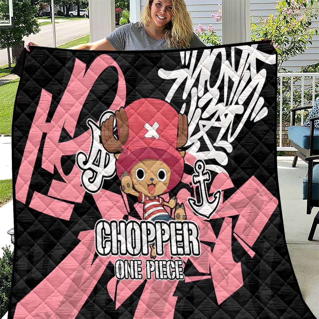 Tony Tony Chopper One Piece Quilt Graffiti Street Art Anime Collage