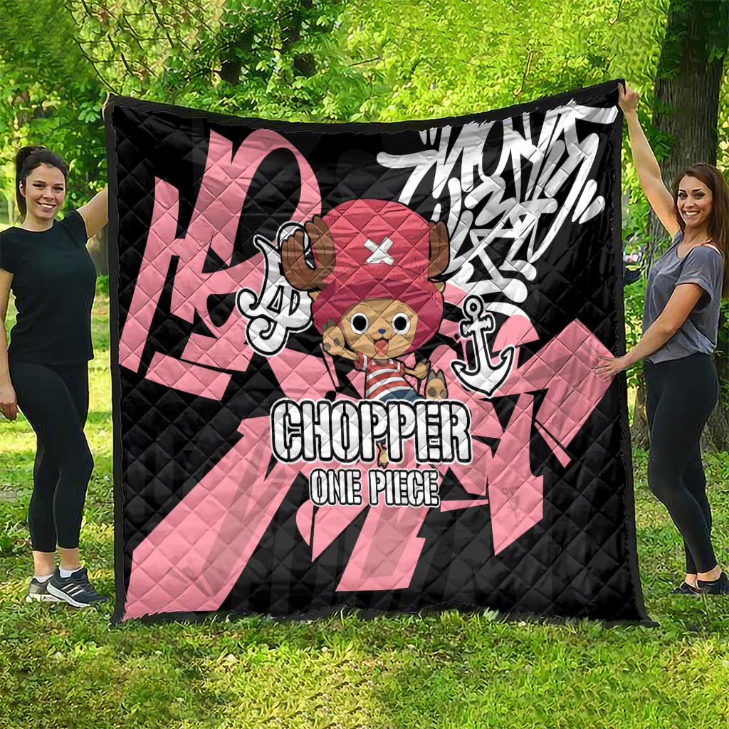 Tony Tony Chopper One Piece Quilt Graffiti Street Art Anime Collage