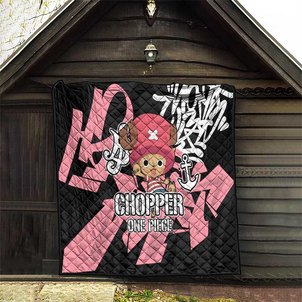 Tony Tony Chopper One Piece Quilt Graffiti Street Art Anime Collage