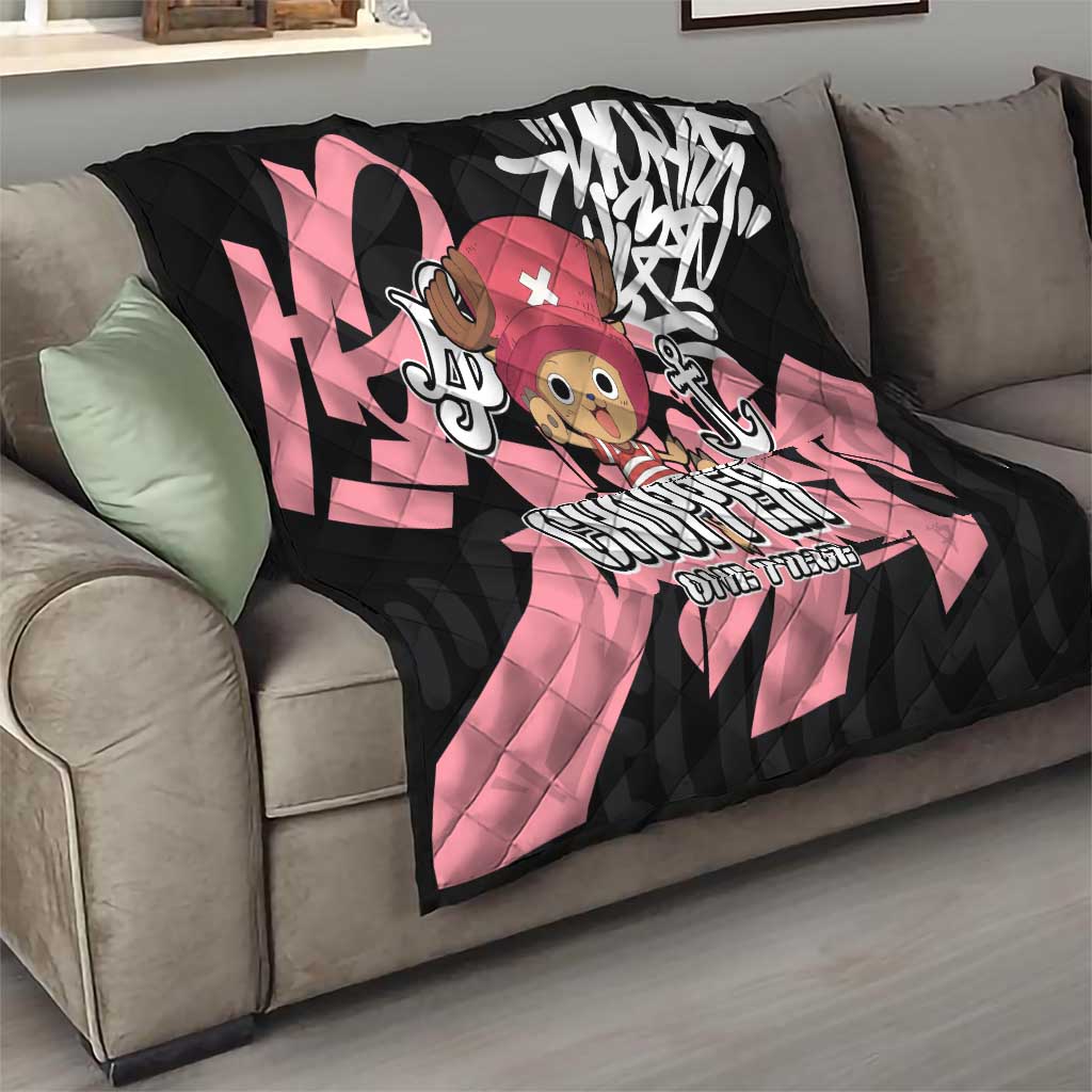 Tony Tony Chopper One Piece Quilt Graffiti Street Art Anime Collage