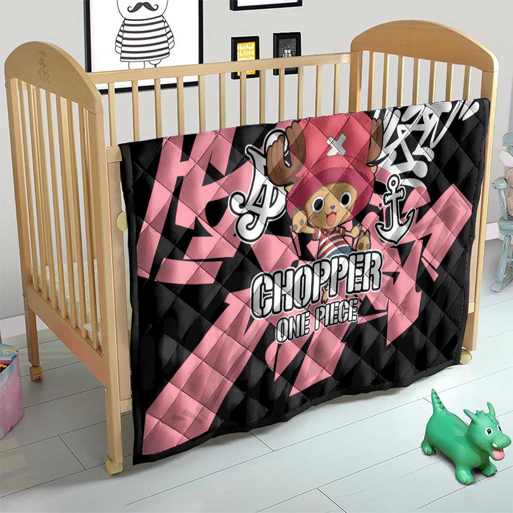 Tony Tony Chopper One Piece Quilt Graffiti Street Art Anime Collage