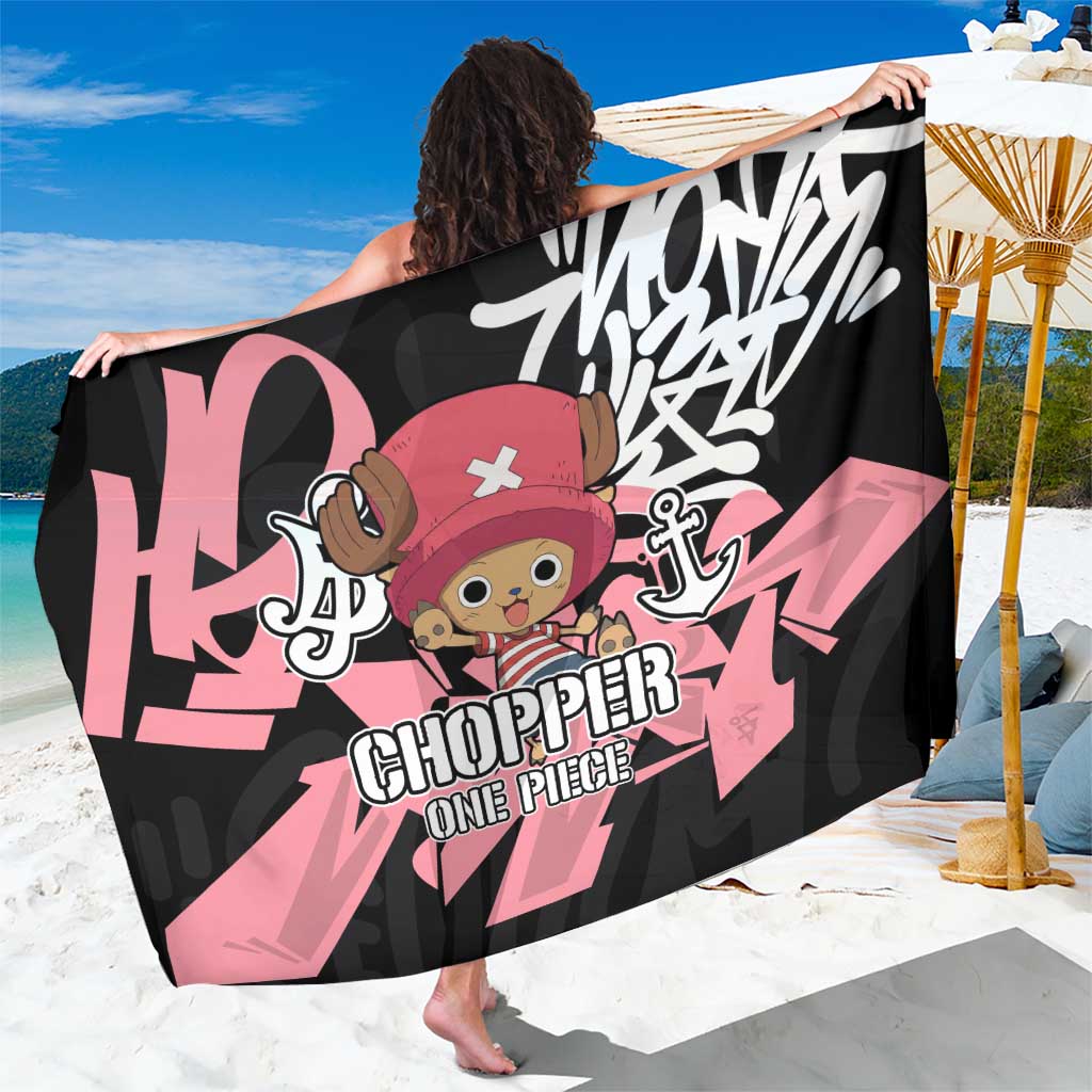 Tony Tony Chopper One Piece Sarong Graffiti Street Art Anime Collage