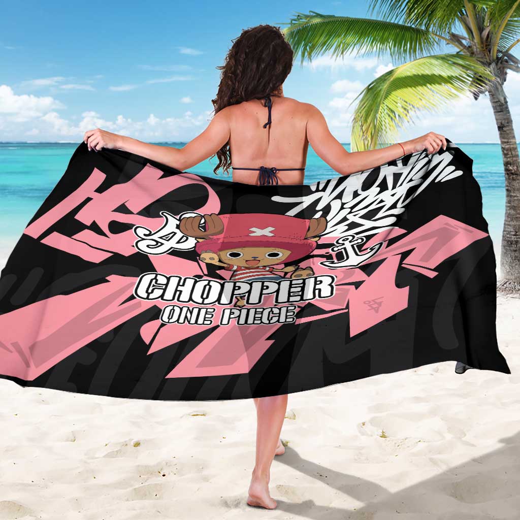 Tony Tony Chopper One Piece Sarong Graffiti Street Art Anime Collage
