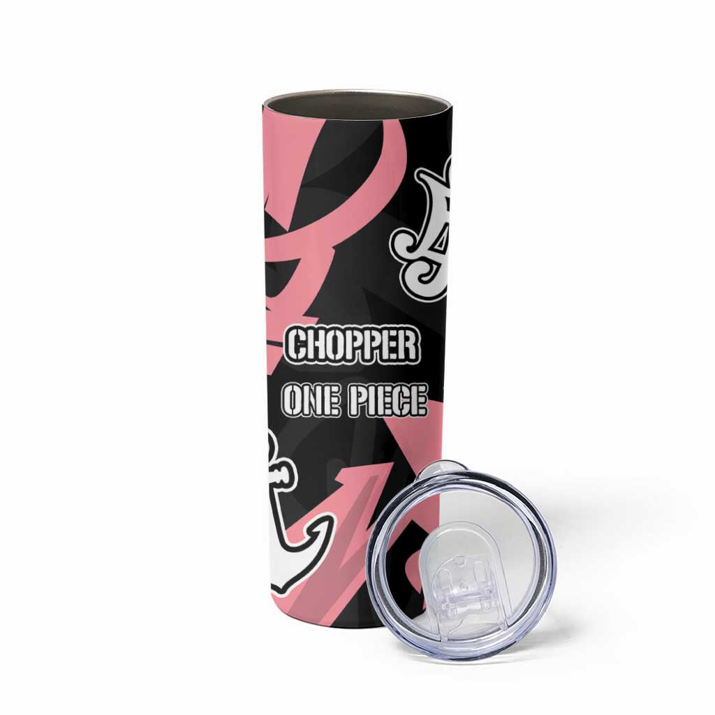 Tony Tony Chopper One Piece Skinny Tumbler Graffiti Street Art Anime Collage