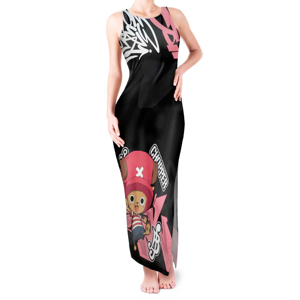 Tony Tony Chopper One Piece Tank Maxi Dress Graffiti Street Art Anime Collage
