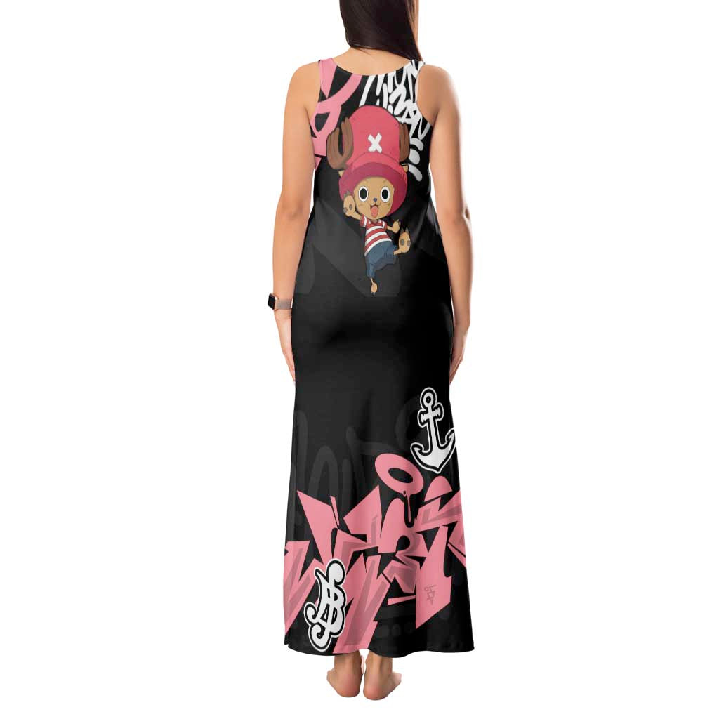Tony Tony Chopper One Piece Tank Maxi Dress Graffiti Street Art Anime Collage