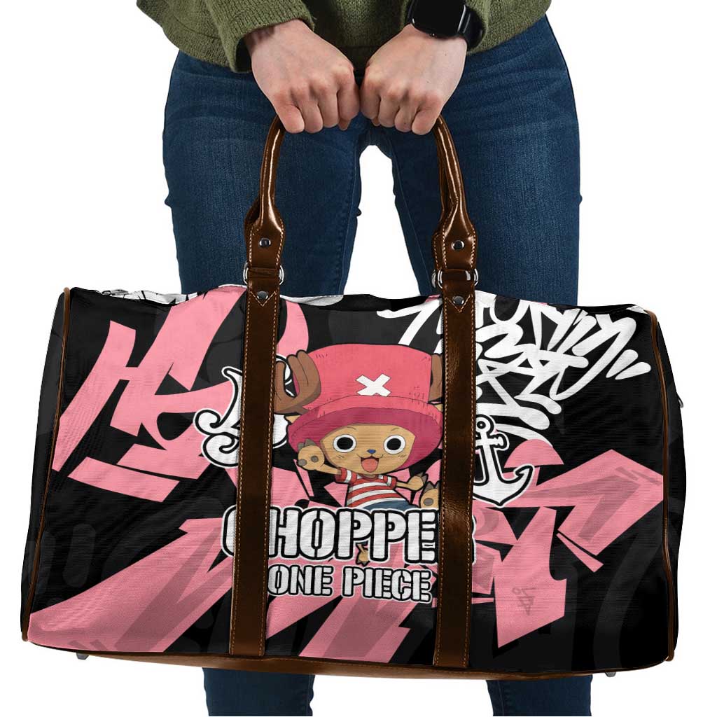 Tony Tony Chopper One Piece Travel Bag Graffiti Street Art Anime Collage