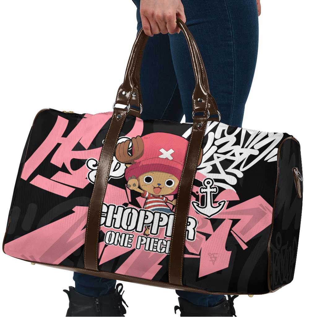 Tony Tony Chopper One Piece Travel Bag Graffiti Street Art Anime Collage