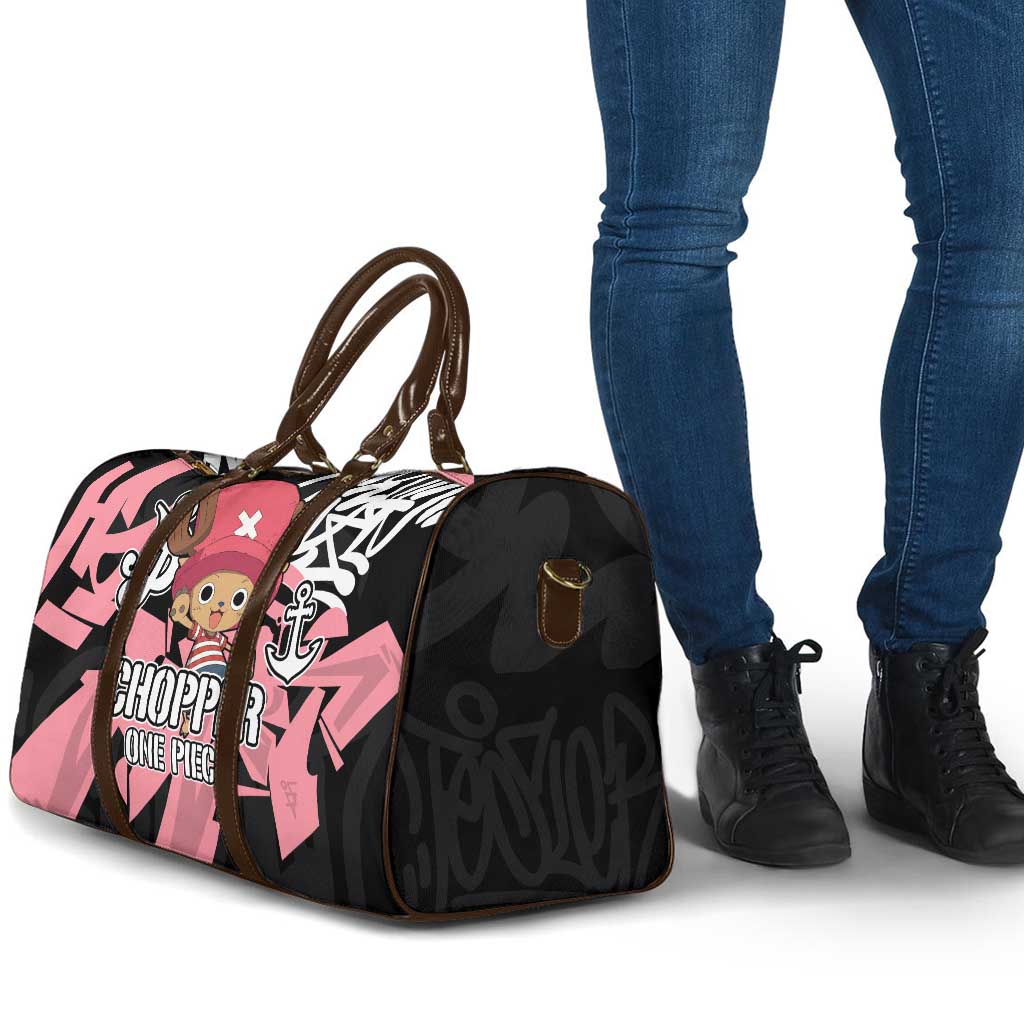 Tony Tony Chopper One Piece Travel Bag Graffiti Street Art Anime Collage