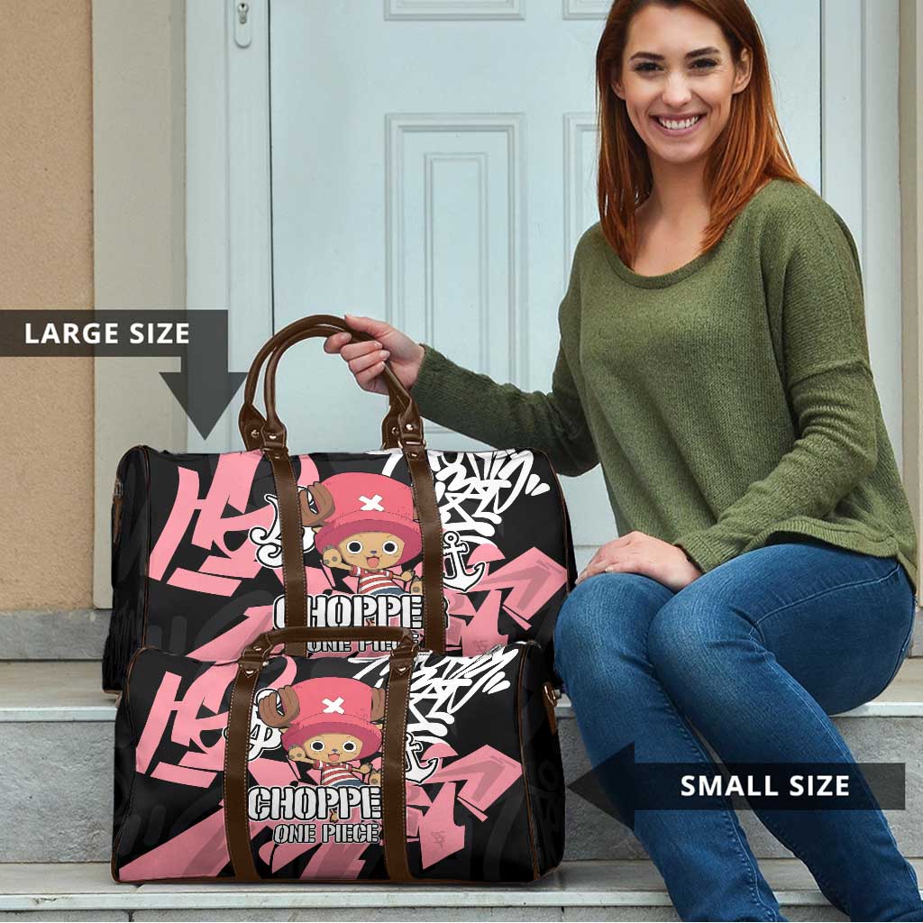 Tony Tony Chopper One Piece Travel Bag Graffiti Street Art Anime Collage