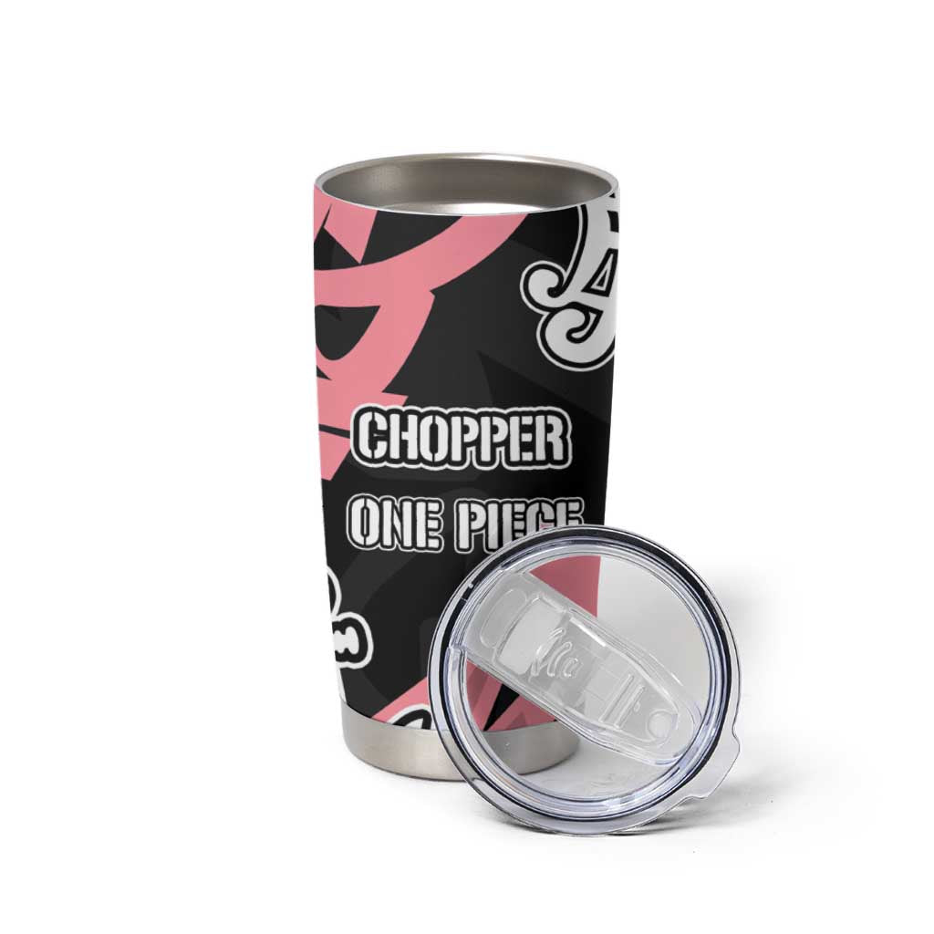 Tony Tony Chopper One Piece Tumbler Cup Graffiti Street Art Anime Collage