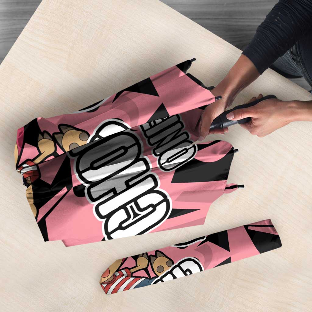 Tony Tony Chopper One Piece Umbrella Graffiti Street Art Anime Collage
