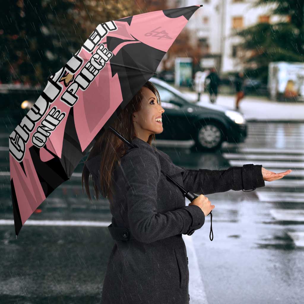 Tony Tony Chopper One Piece Umbrella Graffiti Street Art Anime Collage