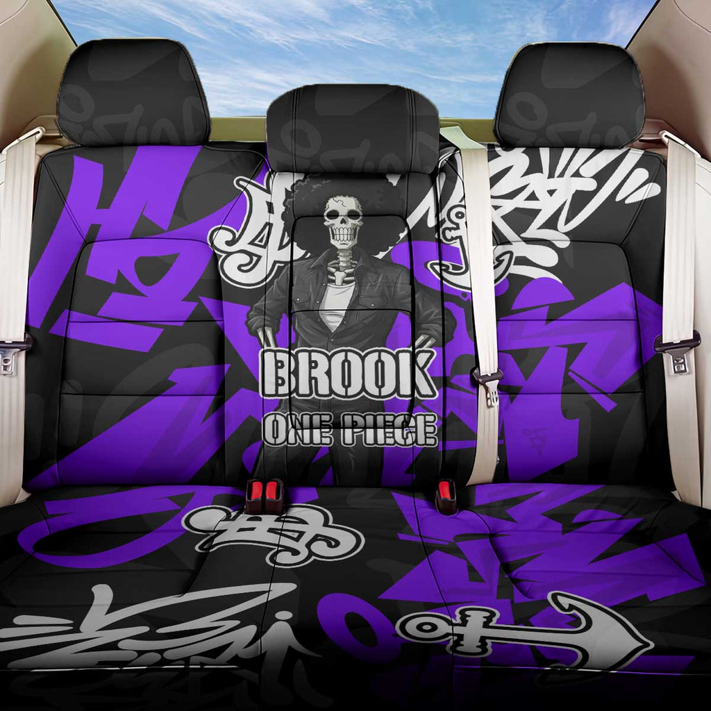 Brook One Piece Back Car Seat Cover Graffiti Street Art Anime Collage