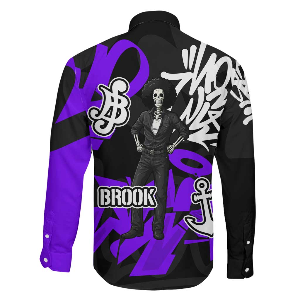 Brook One Piece Family Matching Tank Maxi Dress and Hawaiian Shirt Graffiti Street Art Anime Collage