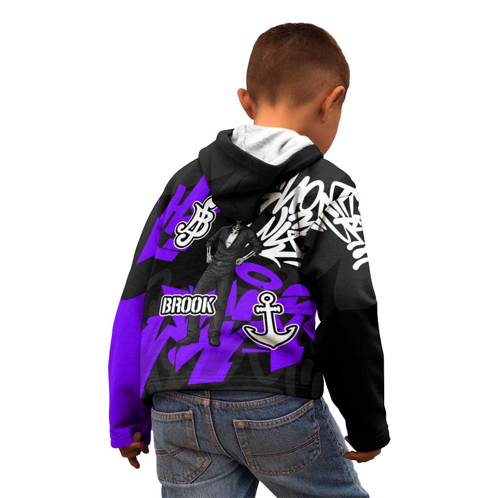 Brook One Piece Kid Hoodie Graffiti Street Art Anime Collage