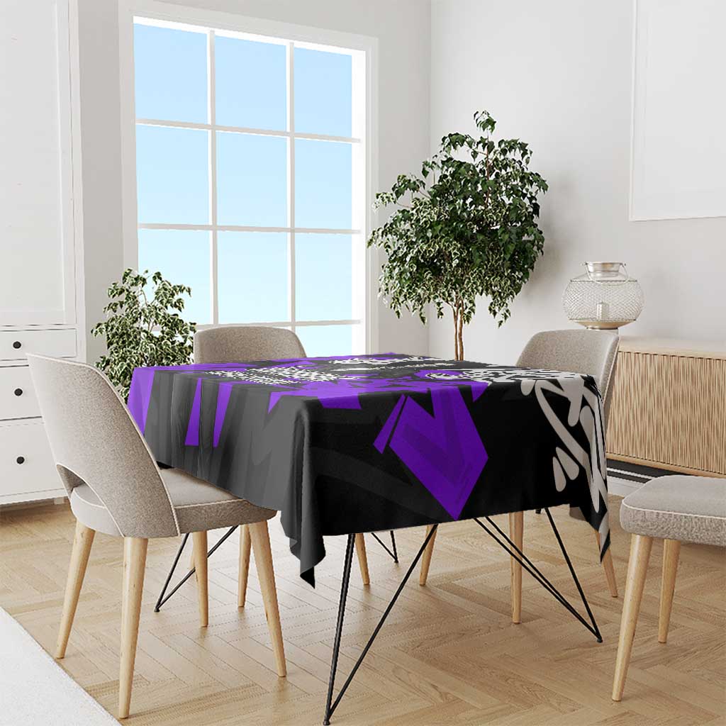 Brook One Piece Tablecloth Graffiti Street Art Anime Collage