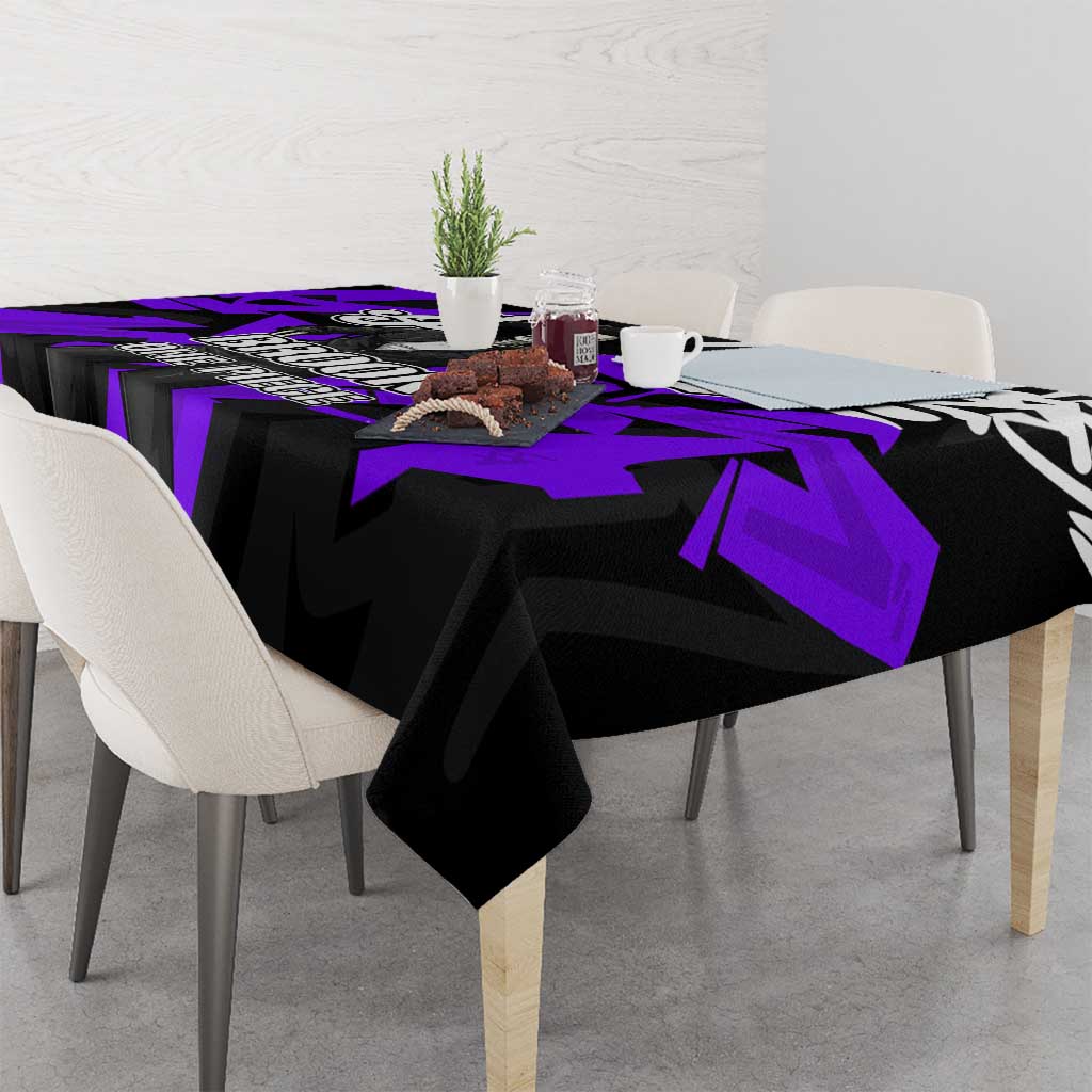 Brook One Piece Tablecloth Graffiti Street Art Anime Collage