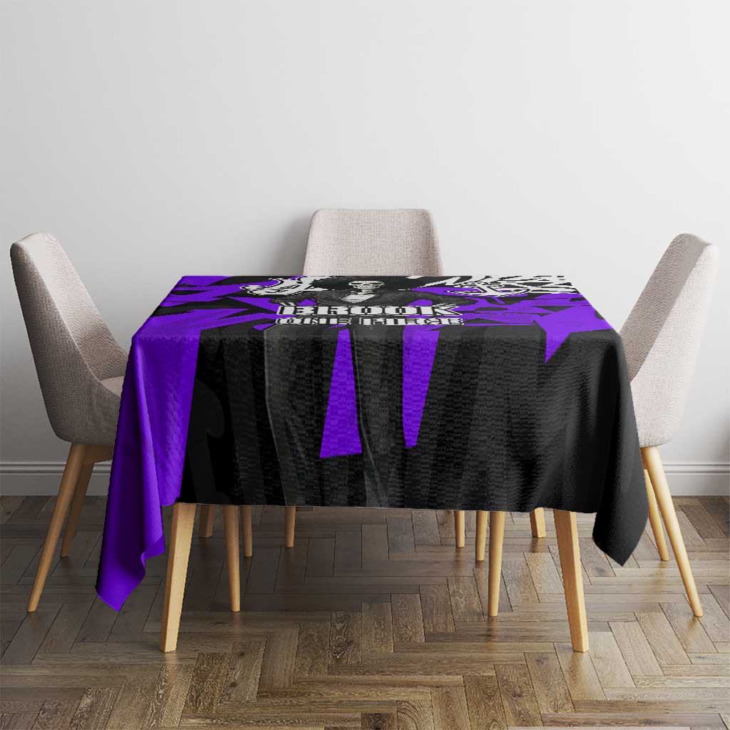Brook One Piece Tablecloth Graffiti Street Art Anime Collage