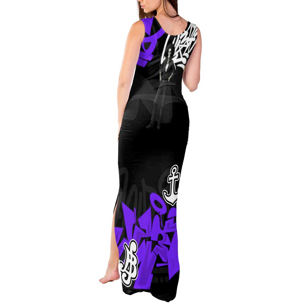 Brook One Piece Tank Maxi Dress Graffiti Street Art Anime Collage