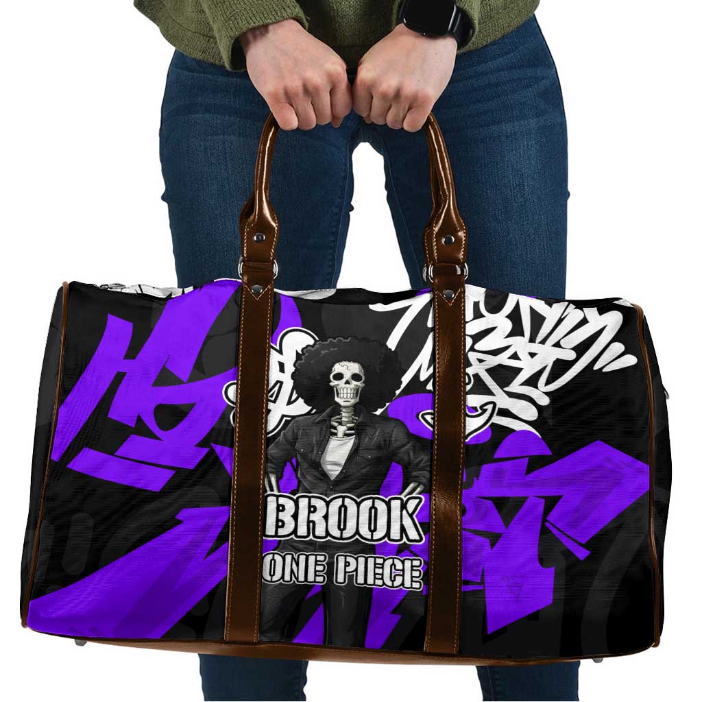 Brook One Piece Travel Bag Graffiti Street Art Anime Collage
