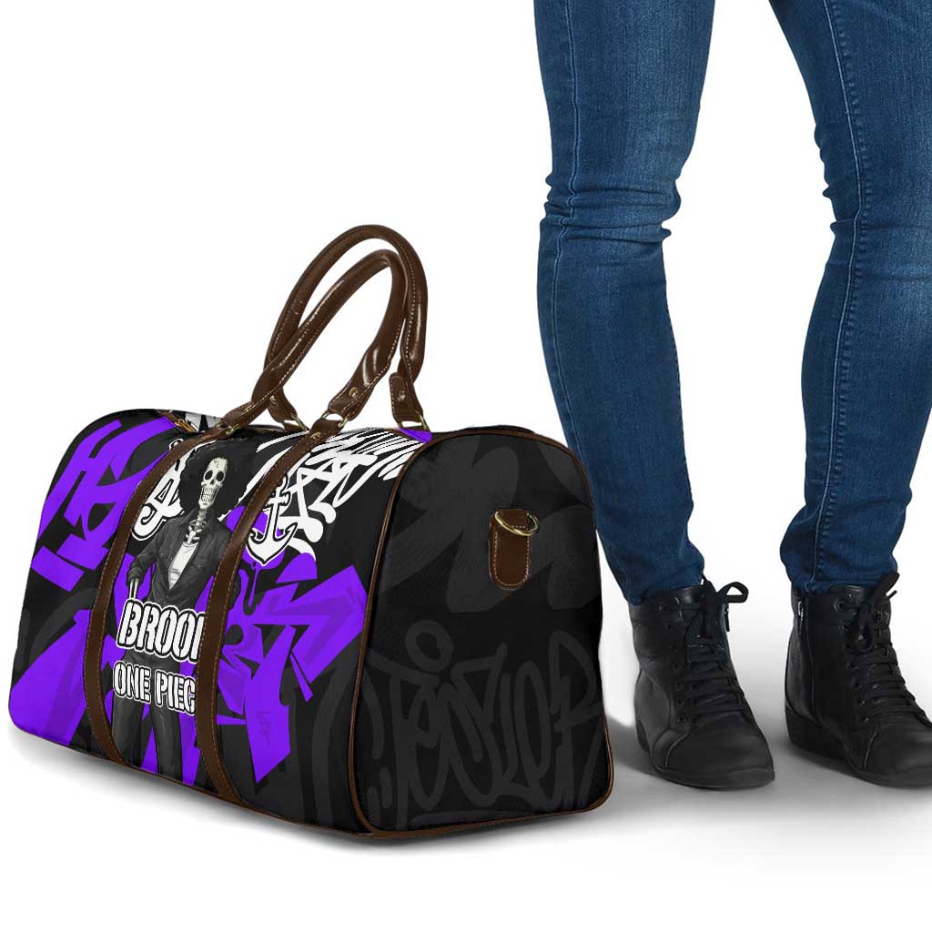 Brook One Piece Travel Bag Graffiti Street Art Anime Collage