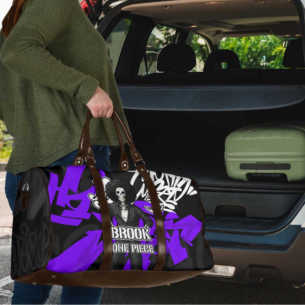 Brook One Piece Travel Bag Graffiti Street Art Anime Collage